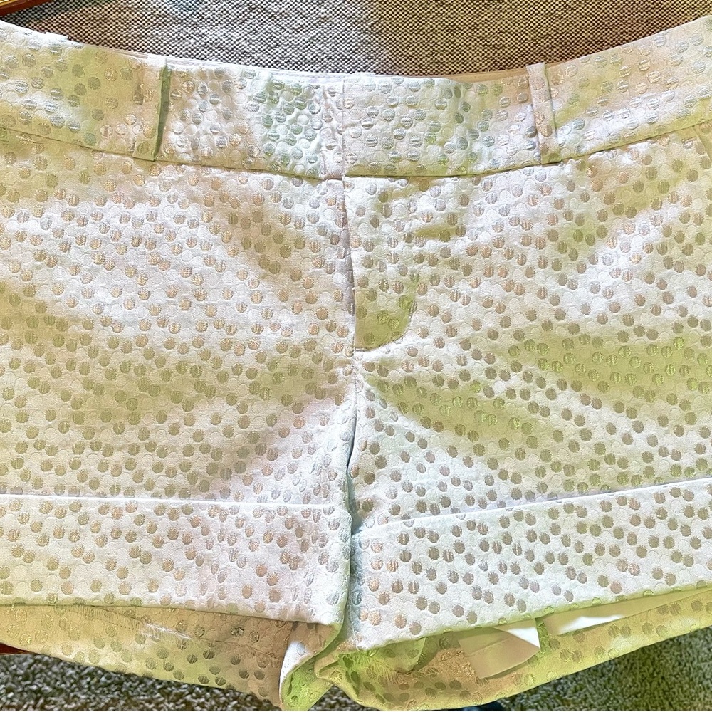 Banana Republic metallic shorts